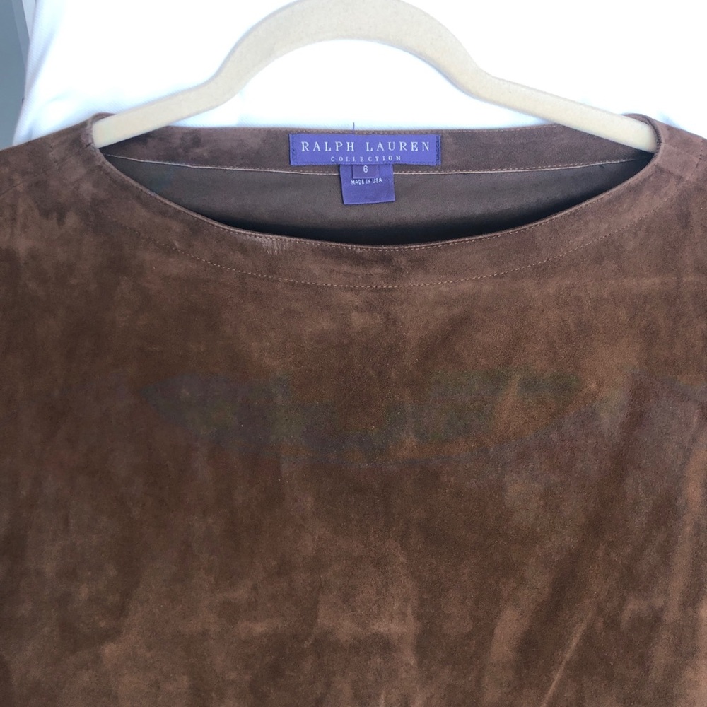 Ralph Lauren Suede Top